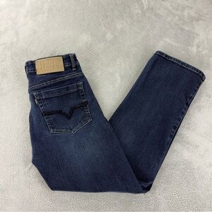 Diesel Men's Size 34x29 Flared Zipper Fly Denim Dark Wash Jeans Made in India